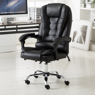Silla de computadora cómoda silla de oficina de larga sesión jefe de negocios sofá asiento estudio elevación hogar ancla e-sports silla