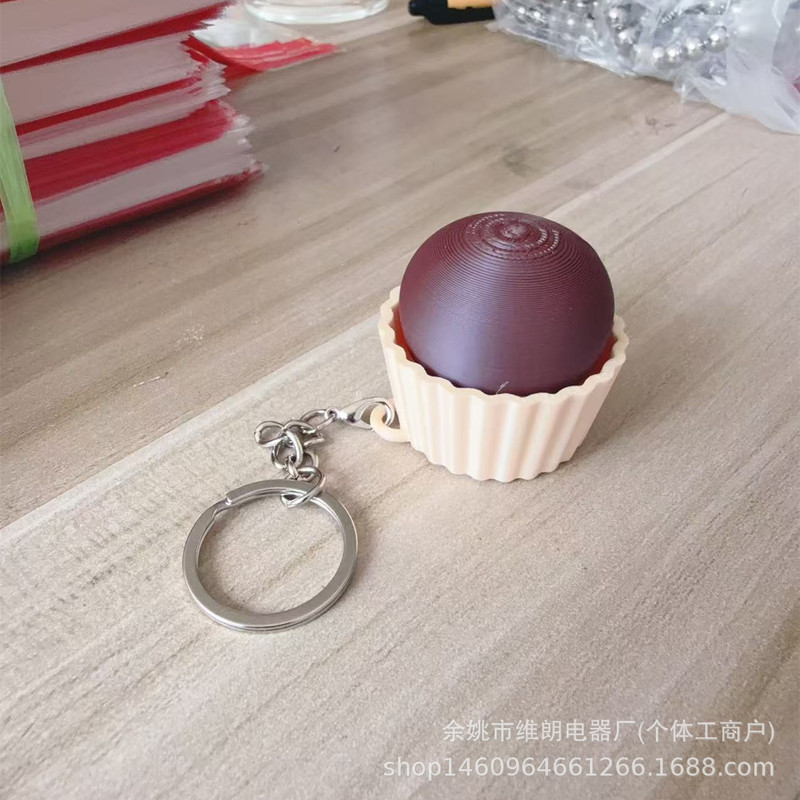Cross-Border Hot-Selling Dubai Soft Cookie Stress-Relief Clicker Toy Keycap Stress-Relief Gadget