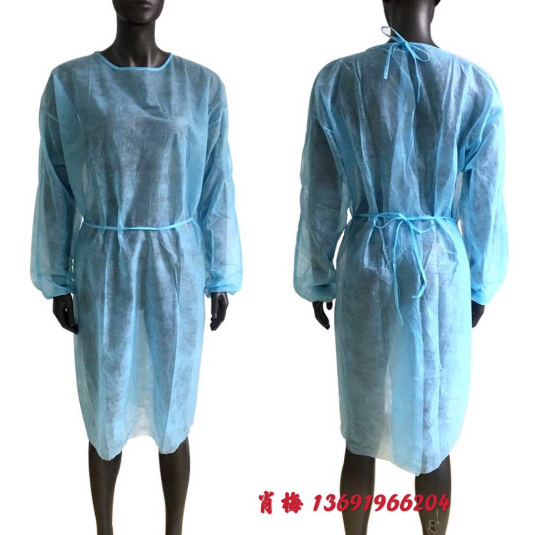 源头厂家SGSAAMI隔离衣罩衣大褂 PP无纺布出口鞋套帽子部分现货z