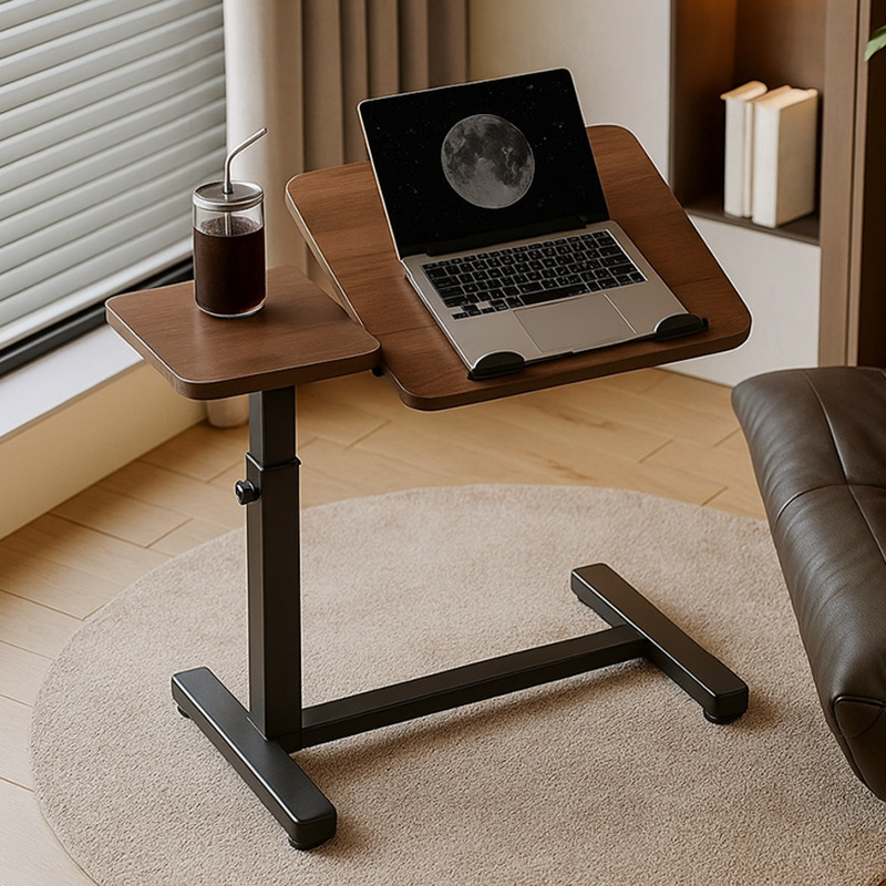 Sofa Side Table for Bedroom Home Use 2025 Popular Model, Adjustable Simple Bedside Office Desk, Living Room Movable Storage Table