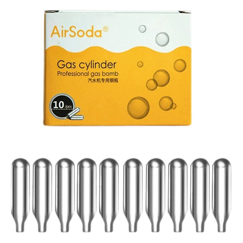 Пищевой углекислотный баллончик для газирования воды, 8 г, малый баллон, для газирования воды, хит продаж для трансграничной торговли