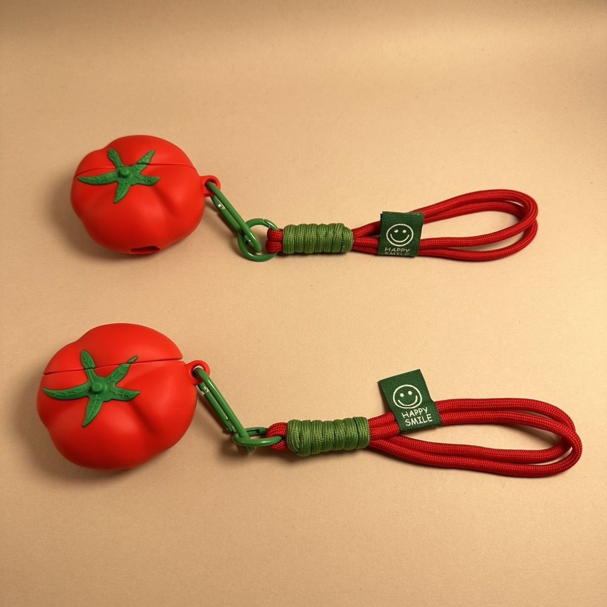 Tomate rojo tridimensional transfronterizo para Airpods4 Funda para auriculares Bluetooth inalámbricos Apple 3a generación Pro2