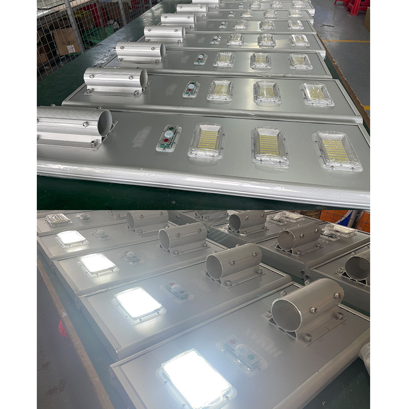 Fábrica transfronteriza de alta calidad Luz de calle solar brillante iluminación al aire libre Luz de jardín nueva luz de calle rural de alta potencia