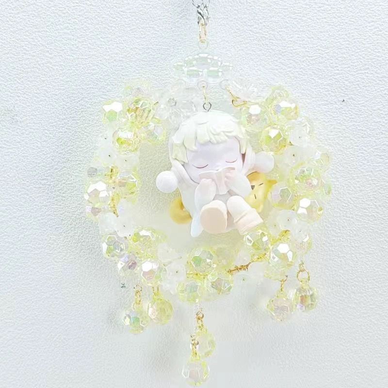 아기를 안고 있는 절묘한 노란색 풀 서클 은방울꽃(창샹리)