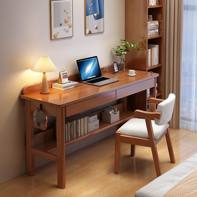 Household Solid Wood Adjustable Study Table Junior High School Primary School Student Bedroom Boys and Girls Home Writing Desk Chair Set