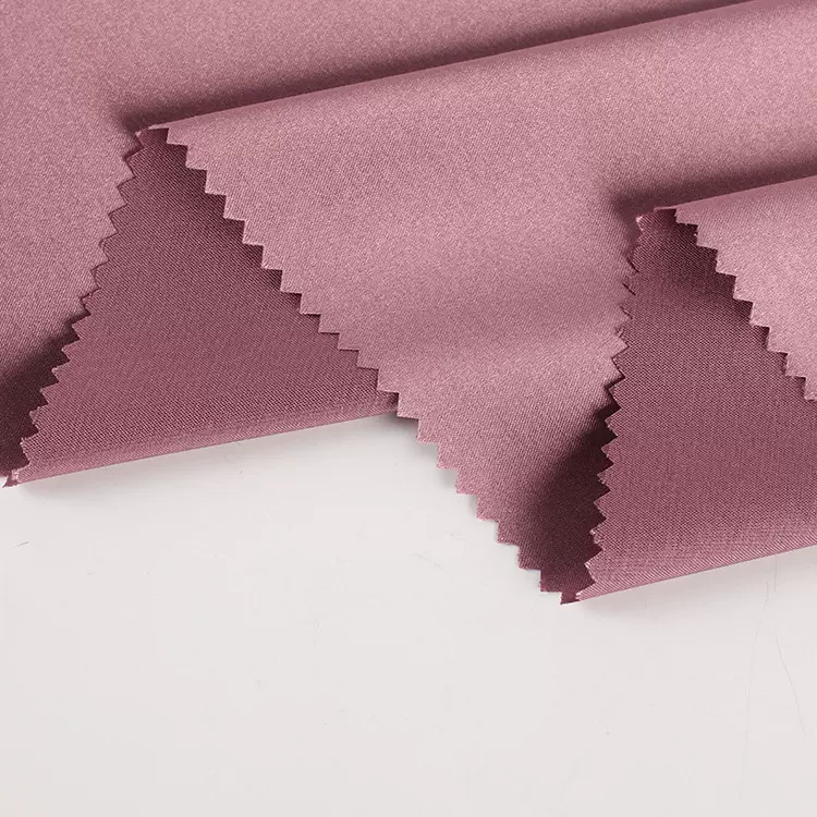 【加工定制】仿真丝弹力色丁布50D*75D弹力色丁内衣舞台装饰布面