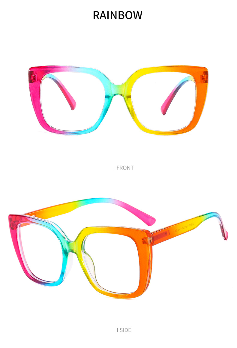 Oeil De Chat Mode Géométrique Pc Plein Cadre Lunettes Optiques display picture 13