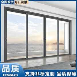 塑钢UPVC白色112三轨推拉门密封性卫生间门静音门