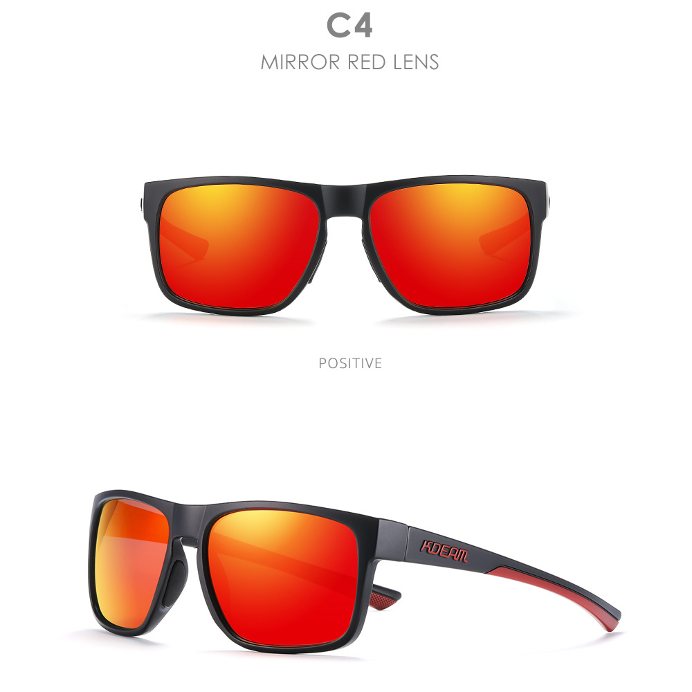 60g Weight Full Frame Glasses Structure Sunglasses Classification PC, UV400 Protection Lens Material Square Glasses Style Outdoor, Travel Occasion Solid Color Pattern Men's Gender Casual, Sports Style Casual Sports Solid Color PC UV400 Protection Square Full Frame Men's Sunglasses 14