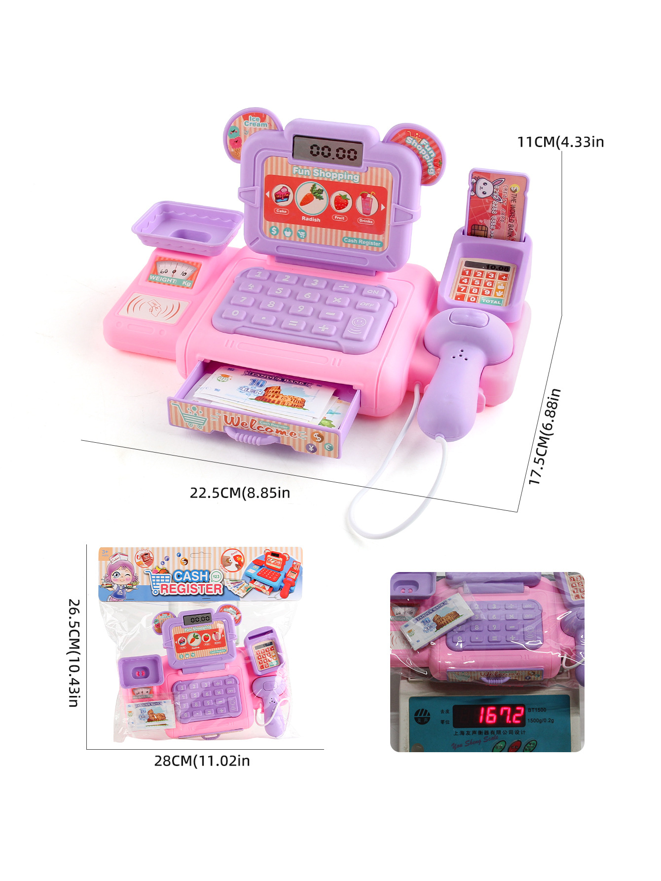 Simulation Shopping Cash House Toys Electronic Game Lighting And Sound Effects Supermarket Cashier Toys For Children Gifi O1Cn0107U5Vc1Ke9R2Lnb51 !!2206776261188 0 Cib