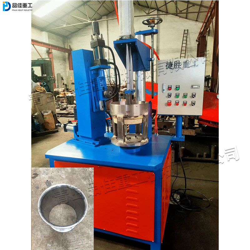 不锈钢液压卷边机金属圆形液压翻边机自动压边机包边翻边一体机