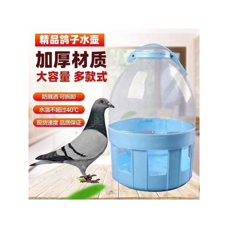 鸽子用品用具饮水器自动喂水信鸽水槽赛鸽喝水桶鸽具鸡用水壶加厚|undefined