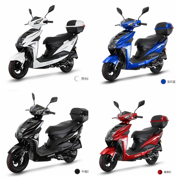 Cross-Border Foreign Trade Export Brand New 125C Two-Wheel Scooter Fuel-Saving Vehicle Shangling Second Generation Fuel Men and Women