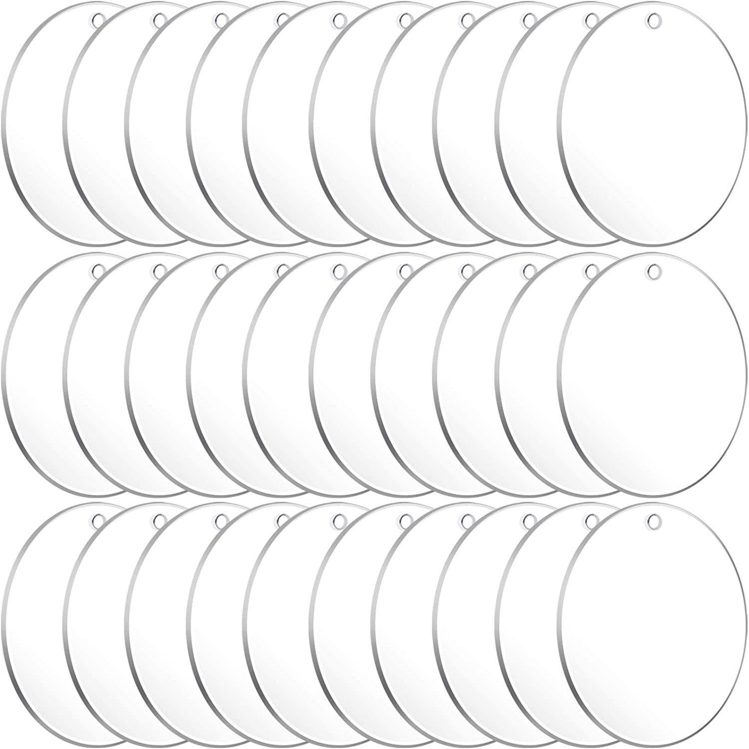 亚马逊爆款2英寸亚克力片  跨界电商5cm圆形亚克力片