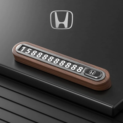 moving car number card hidden | Nömrəli dayanma kartı - black-walnut-honda