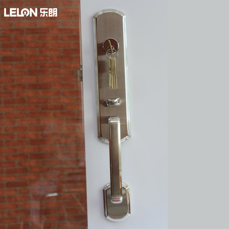 Personalizado 304 acero inoxidable americano cerradura antirrobo cerradura de la puerta de la villa cerradura de la puerta de entrada de lujo