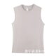Heavy cotton 230g sleeveless T-shirt short sleeve summer solid color loose version waistband tide base shirt men's and women's vest