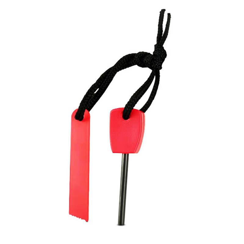 Versión de alta calidad que acampa PSK supervivencia abierto MINI tamaño pequeño MINI Firestone tira de magnesio toma de fuego impermeable varilla de magnesio 20g