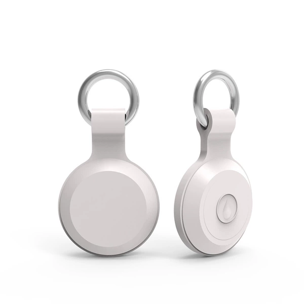 White+round buckle+opp
