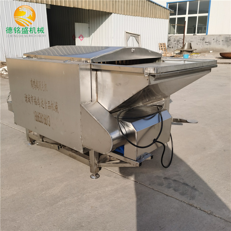 褪鸡毛设备 全自动鸭子褪毛机 不锈钢七轴家禽类脱毛机