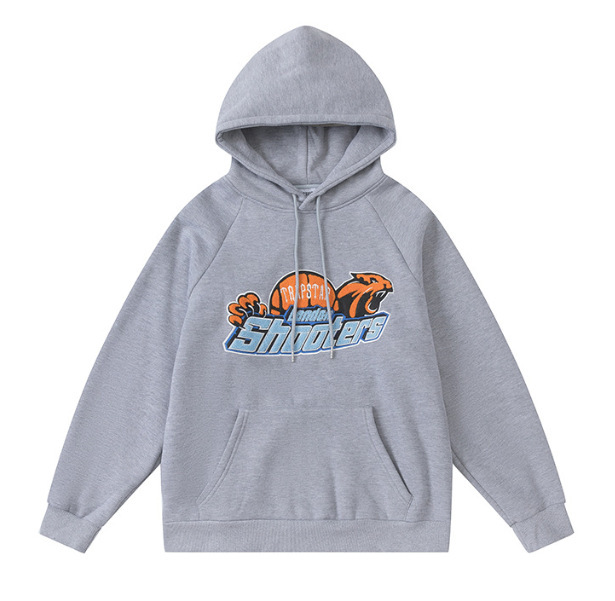 Trapstar冬の背面刺繍ダウンフード付きコートアメリカフード付き全虎頭シリーズ衛衣ズボンセット街|undefined