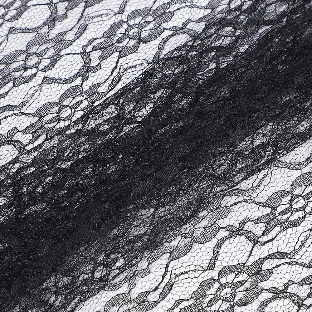 软手感涤纶兰花蕾丝面料雨伞工艺品装饰鲜花包装玩具服装头饰娃衣