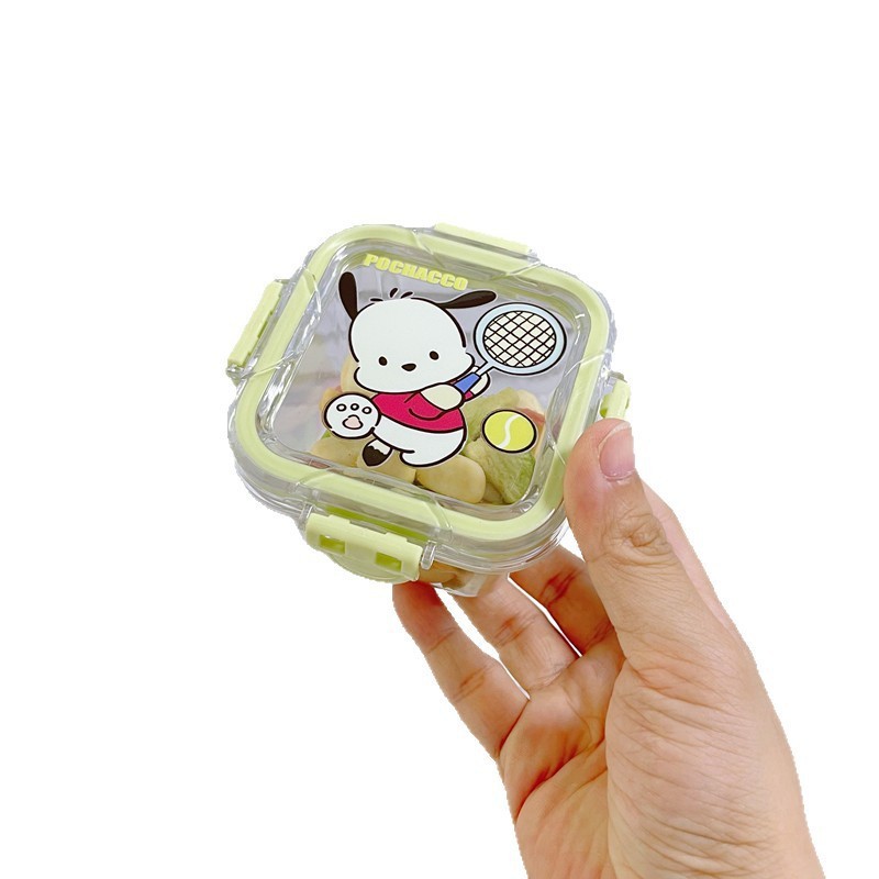 可爱小号迷你保鲜盒幼童辅食收纳盒水果代餐小吃盒便携外出小盒子|undefined