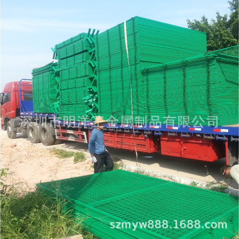 深圳明洋 菱形孔钢板水库围网 防爬网钢丝网 桥梁防抛网