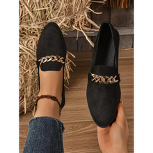 O 16547 Pointed toe block heel slip on shoes ��ͷ�ָ�һ�ŵ�