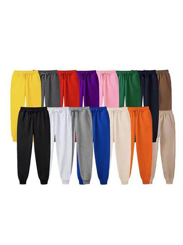 Cross-border fleece autumn and winter outdoor sports pants long pants men's casual pants men's casual elastic cuffs long pants tracksuit 