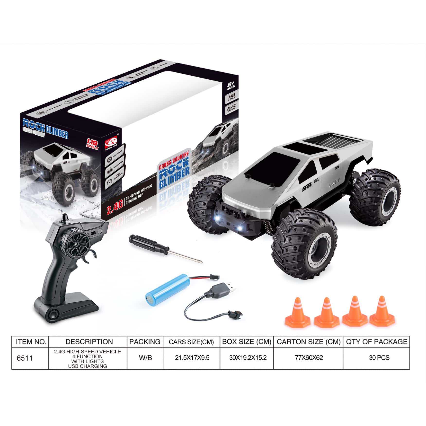 6511 30 cajas