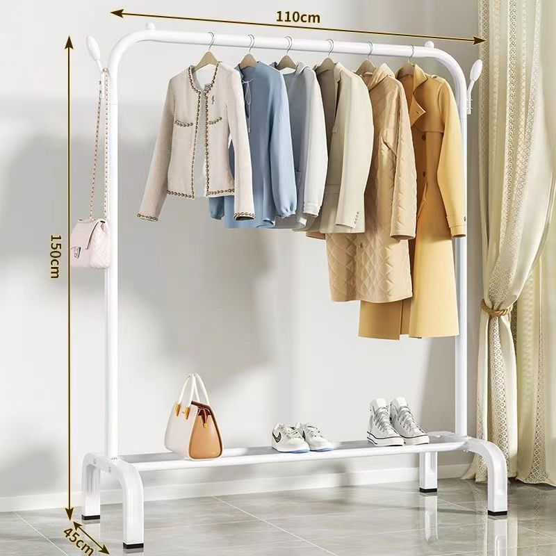 percha de ropa de piso vertical grosor grosor percha de ropa de casa dormitorio balcón barra de secado percha de ropa de secado percha