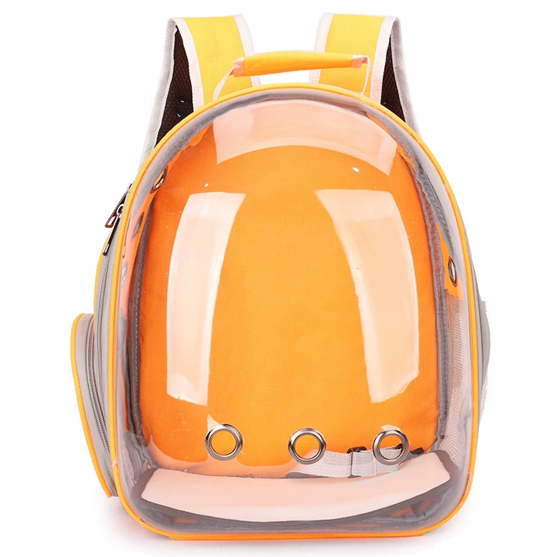 Handheld space backpack, transparent dome design, portable 0.98 kg