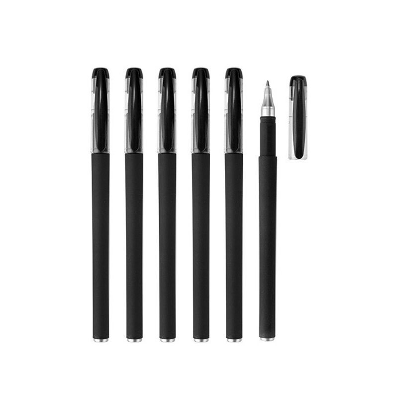 Bolígrafo de gel especial para exámenes de estudiantes ins Bolígrafo de plástico de firma neutra a base de agua de carbono bala negra de 0,5mm
