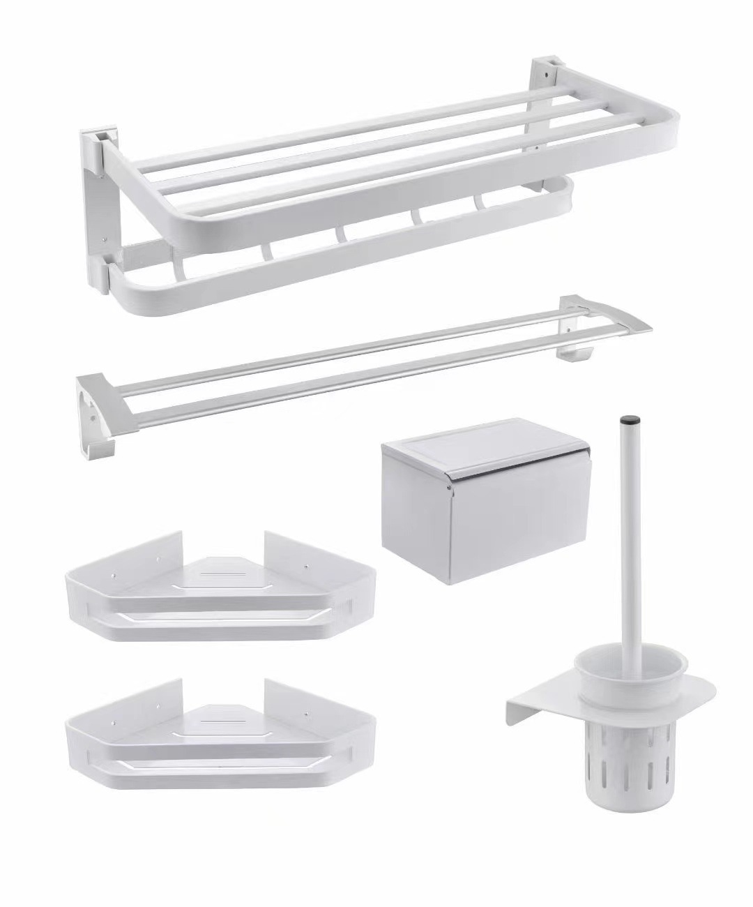 유형 C-실버 수건 걸이 세트 약 3kg