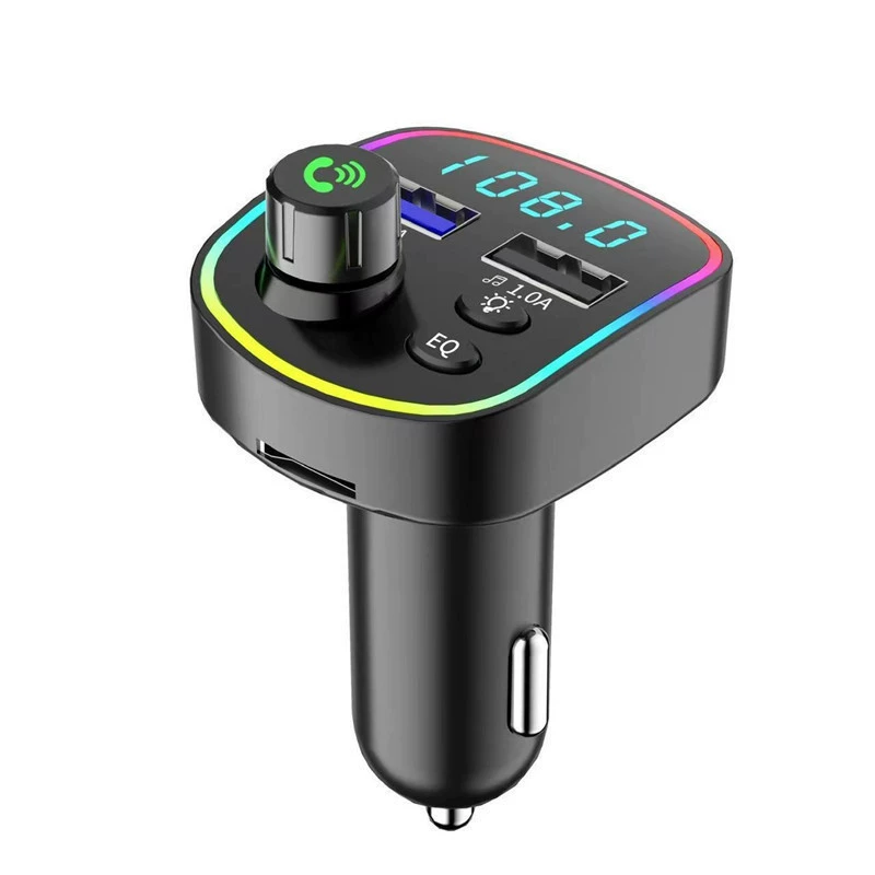 Q2 Cross -border explosion car Bluetooth MP3 player Intelligent Bluetooth chip U disk/TF card is plugged in
