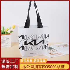 工場カスタマイズされた Lixin 生地リサイクル素材卸売両面コーティングされたハンドバッグプリントショッピングバッグカラー印刷不織布バッグ