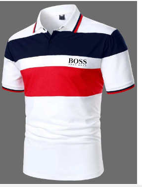 2024 nuevo Aliexpress transfronterizo verano delgado casual de manga corta cremallera estriada solapa camiseta camiseta polo