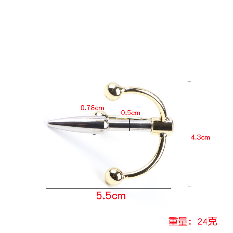 Metal Urethral Sound Stick Zinc Alloy Prostate Massager Manual Control Adult Toy — detail image 5