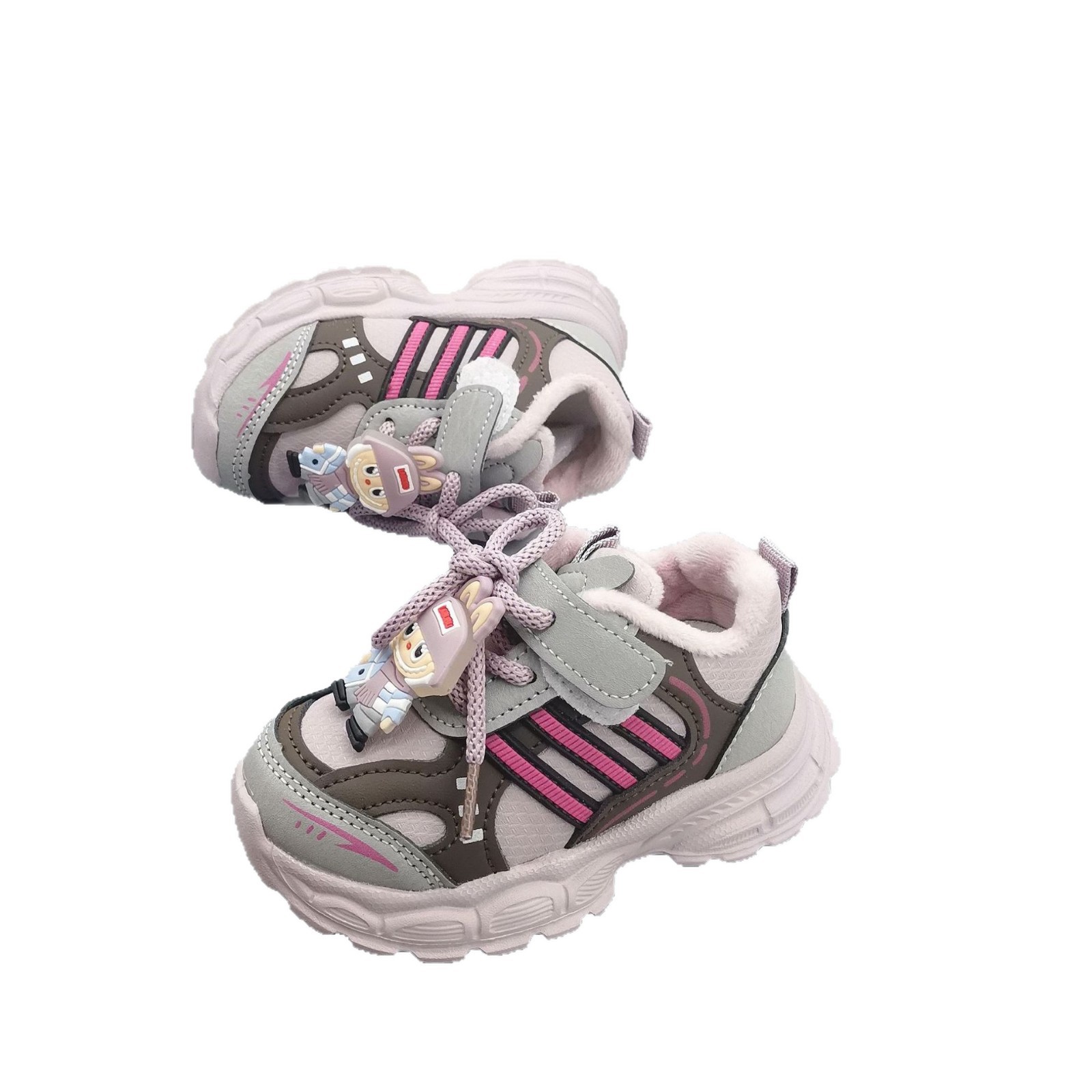 Cuero de algodón 25 otoño y invierno zapatos para bebés 01 - 3 años zapatos para bebés varones con suela suave antideslizante zapatos para bebés de niñas