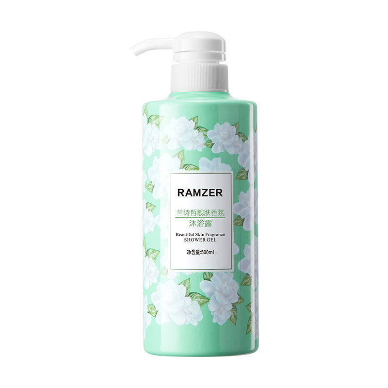 Lan Shi Zhe belleza piel perfume gel de baño profundo limpieza hidratante no tensión refrescante fragancia fábrica de gel de baño al por mayor image 6