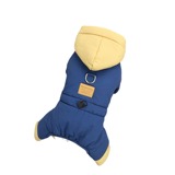 Одежда для любимой одежды собачья одежда осень и зимняя одежда плюшевая одежда для домашних животных зима Новая утолщенная 23 корейская четырехлетная хлопчатобумажная куртка