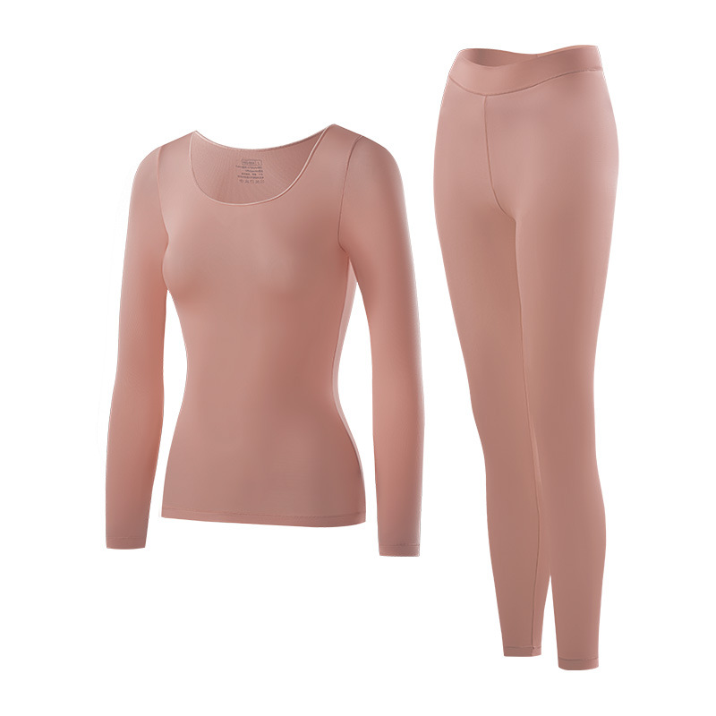 7A piel antibacteriana y hermosa ropa de base de piel ropa interior térmica ultrafina ropa de base de mujer ropa de otoño traje de pantalones largos refrescante