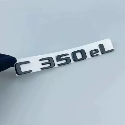 Suitable for Mercedes-Benz New Energy E-Class and New C-Class E350eL C350eL, used for modifying the rear emblem of hybrid vehicles (Car logo) - standard-c350el