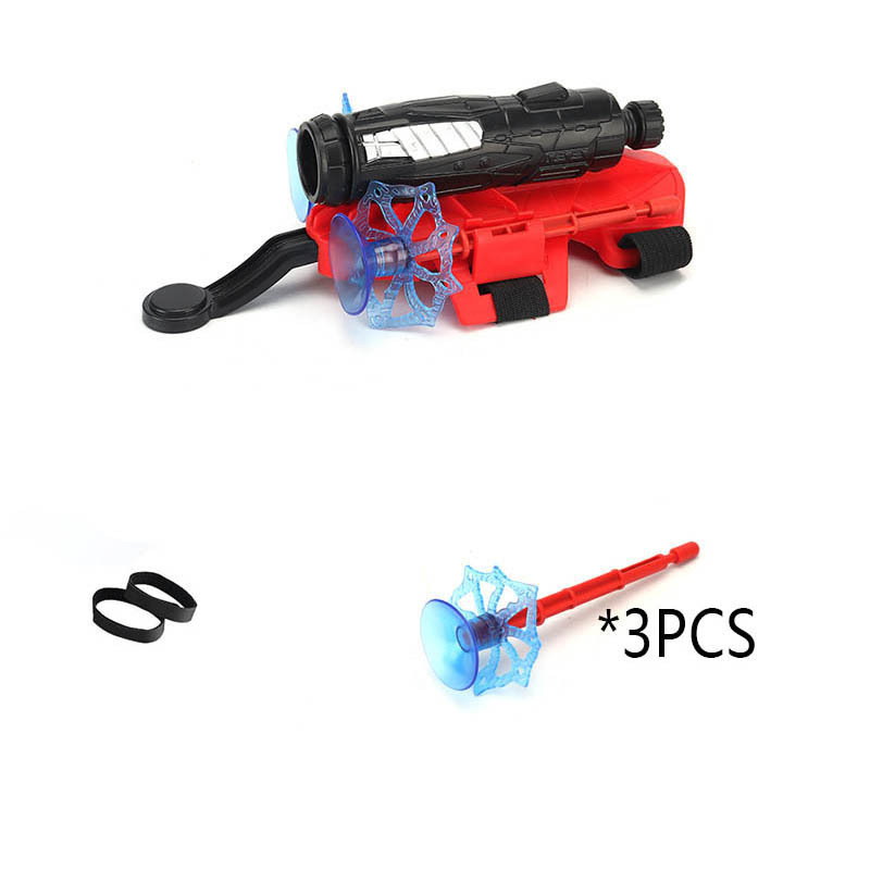 Juegos de lanzamiento de araña transfronterizos para niños pulseras pulseras de roles juguetes de lanzamiento de eyección