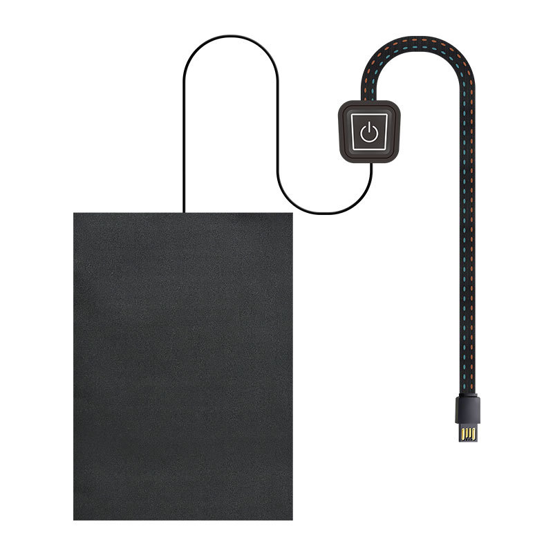 速热5-24V柔软石墨烯发热服发热片服装护具坐垫手套暖手宝加热片