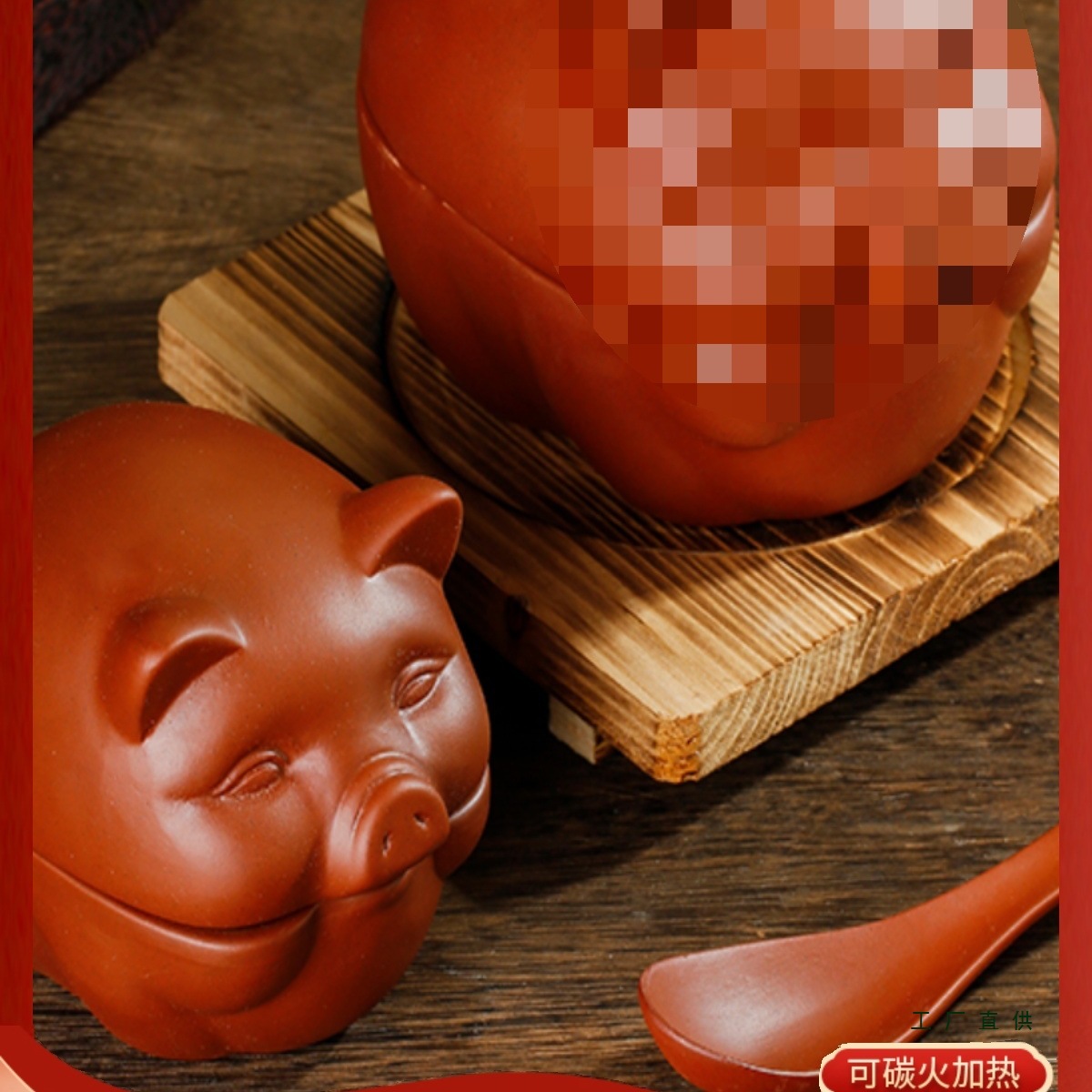 餐具猪脑花容器火锅店烧烤猪脑容器小吃碗烤脑花碗生蚝瓦罐特色碗