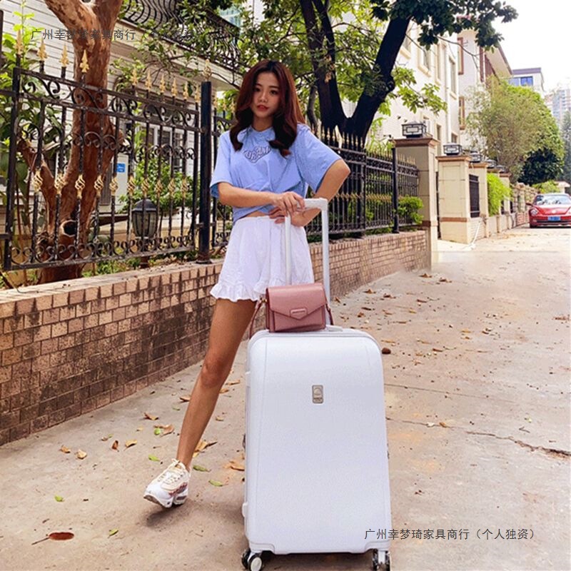 Popular Foreign Trade Trolley Suitcase Exported to Japan, Direct Sale, Extra-Large Capacity, Student Can Sit, Password Box, High Appearance Value