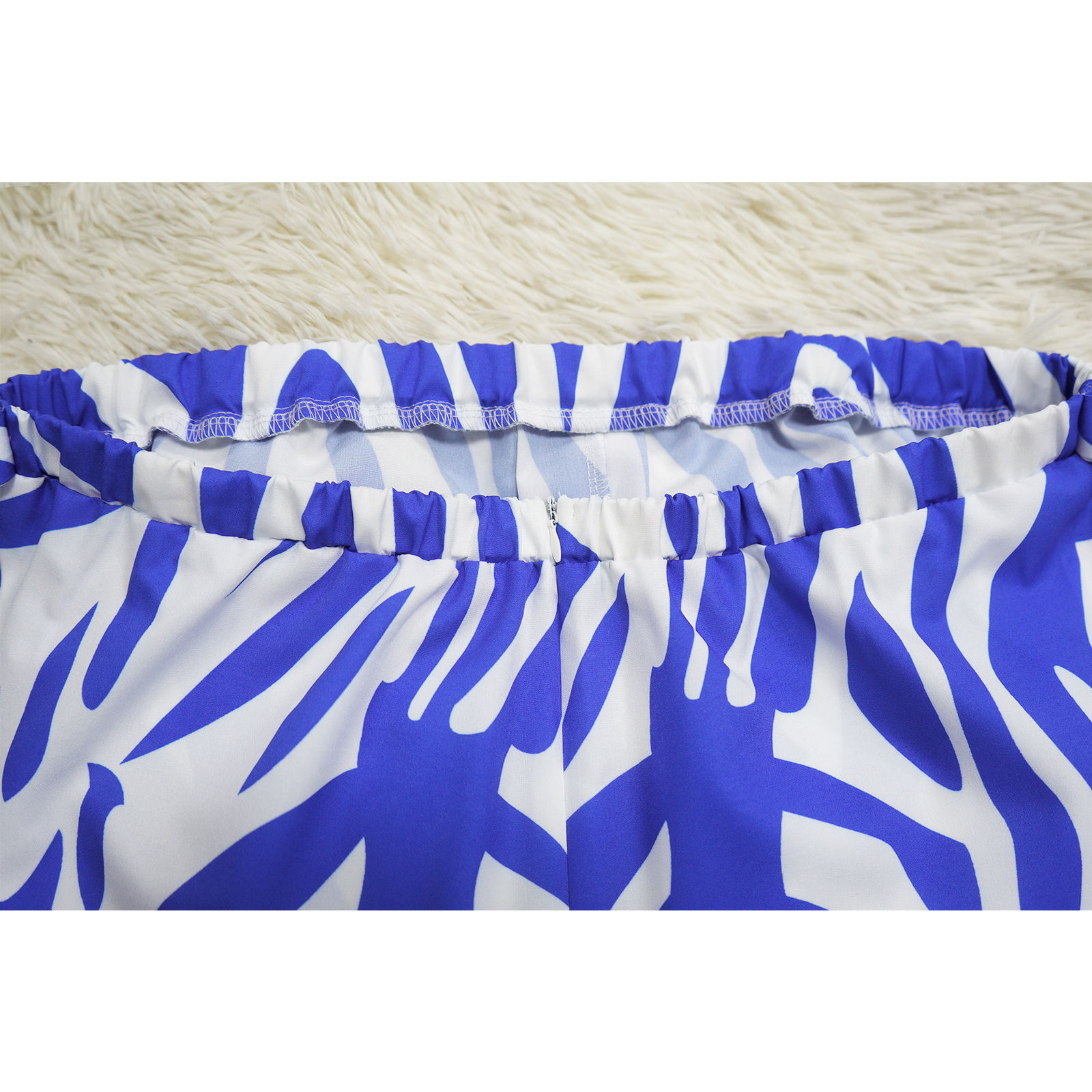 Women Clothing Printed Sleeveless Wide Leg Jumpsuit