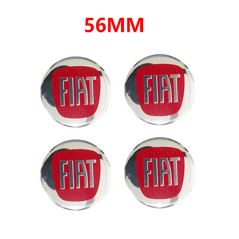 菲亚特FIAT500菲翔菲跃博悦 阿巴斯改装轮毂中心贴轮毂盖56MM贴标|undefined